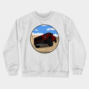 RAPTOR DARK-RED Crewneck Sweatshirt